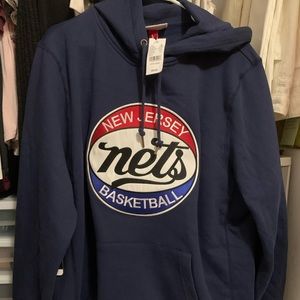 Brand New with Tags New Jersey Net Basketball Hoodie